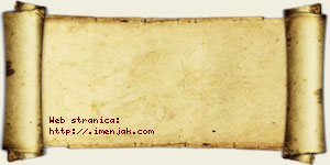 Nikolina Radaković vizit kartica